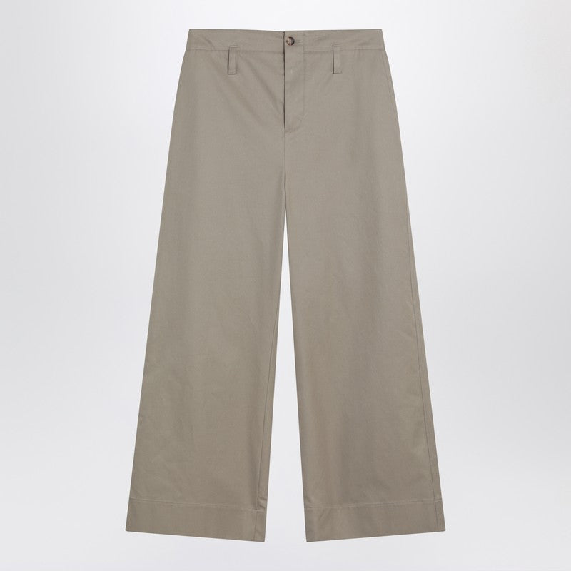 Alexander Mcqueen Beige Cotton Gabardine Chino Pants Men
