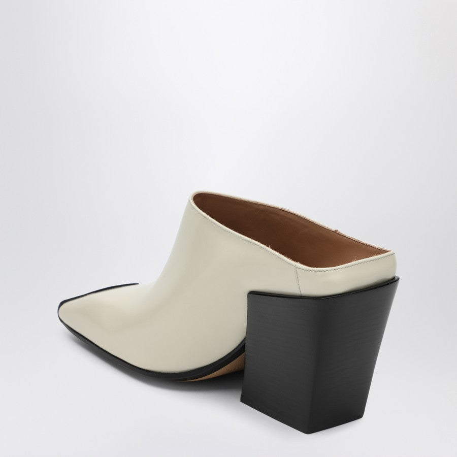 Bottega Veneta Women Mule Ventura With Python Effect Leather Tip