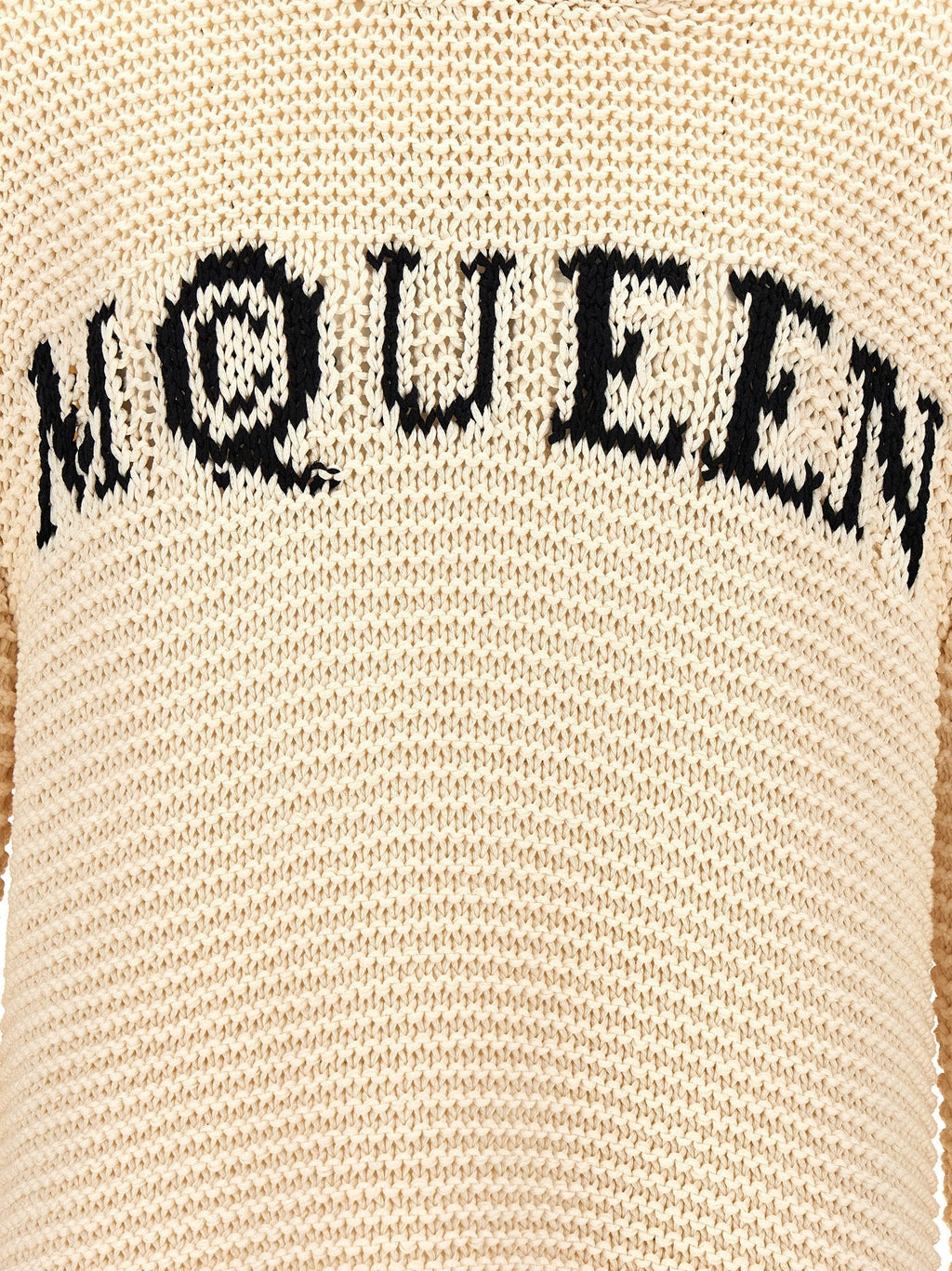 Mcqueen Men Inlaid Logo Hoodie