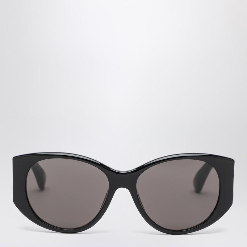 Balenciaga Nano Round Black Sunglasses Women
