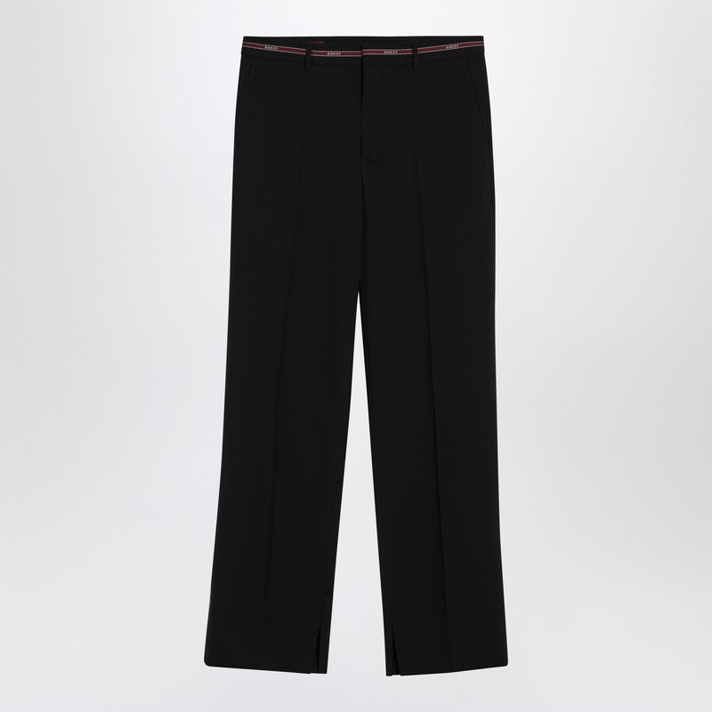 Gucci Blue Cotton Blend Pants Men