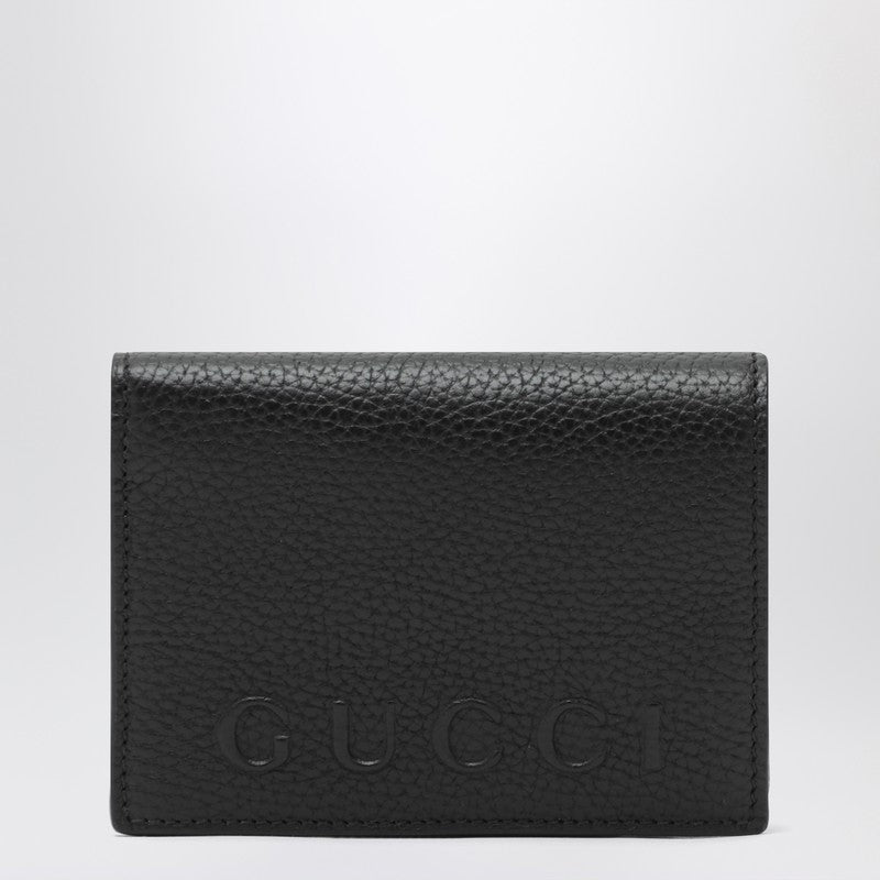 Gucci Black Zip Wallet With Logo Men