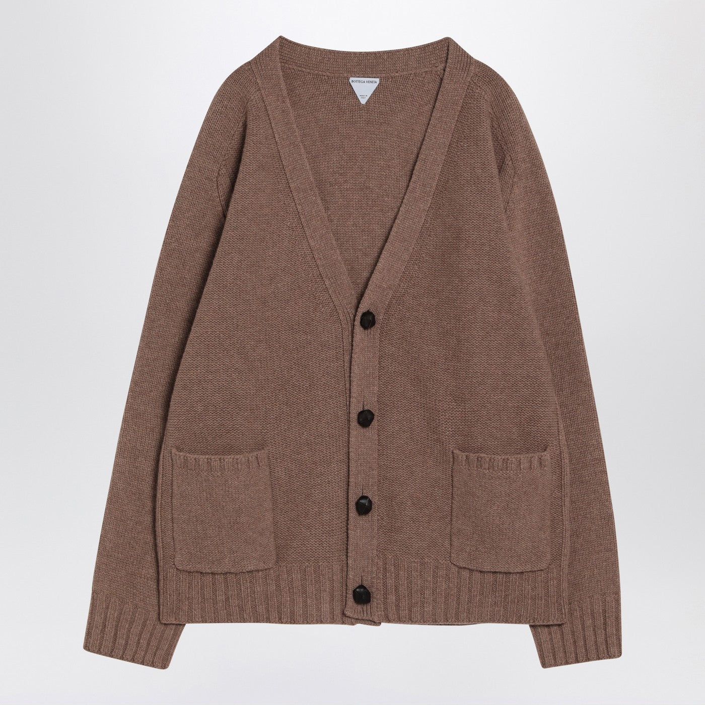 Bottega Veneta Women Camel Wool Cardigan