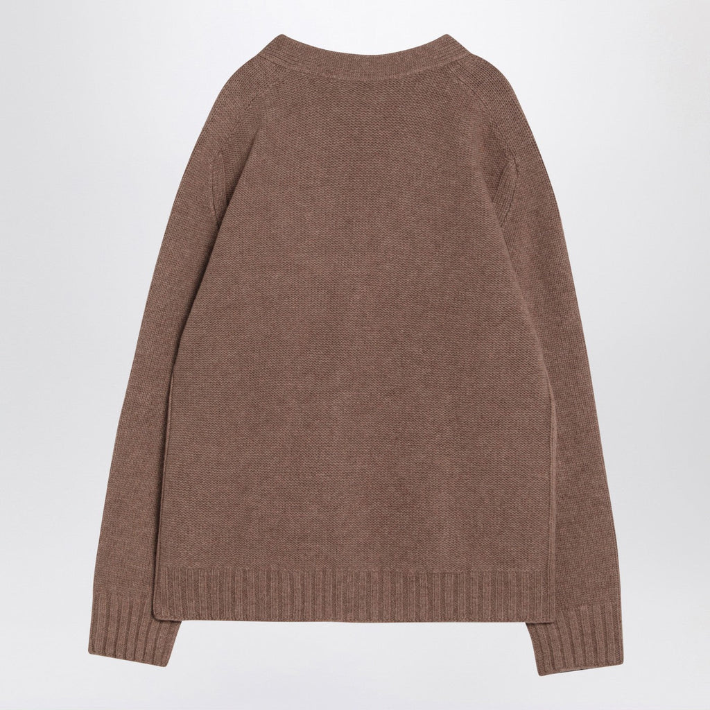 Bottega Veneta Women Camel Wool Cardigan