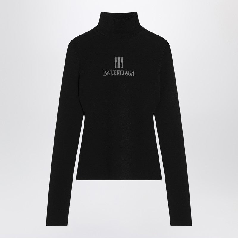 Balenciaga Black Nano Bb Turtleneck Women