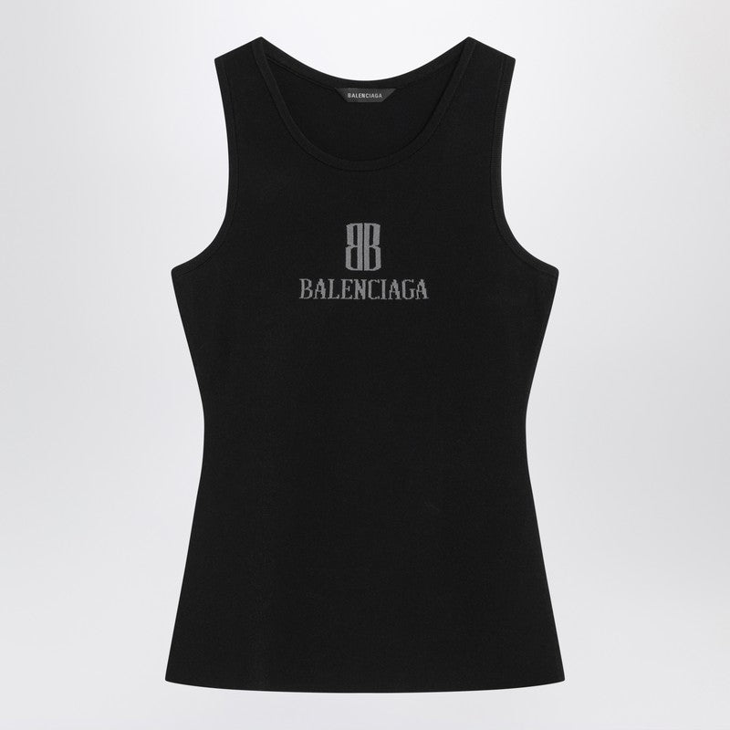 Balenciaga Black Nano Bb Tank Top Women