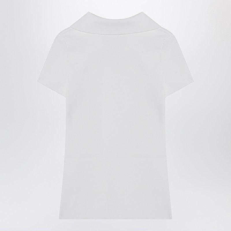 Balenciaga White Short-Sleeve Nano Bb Tank Top Women