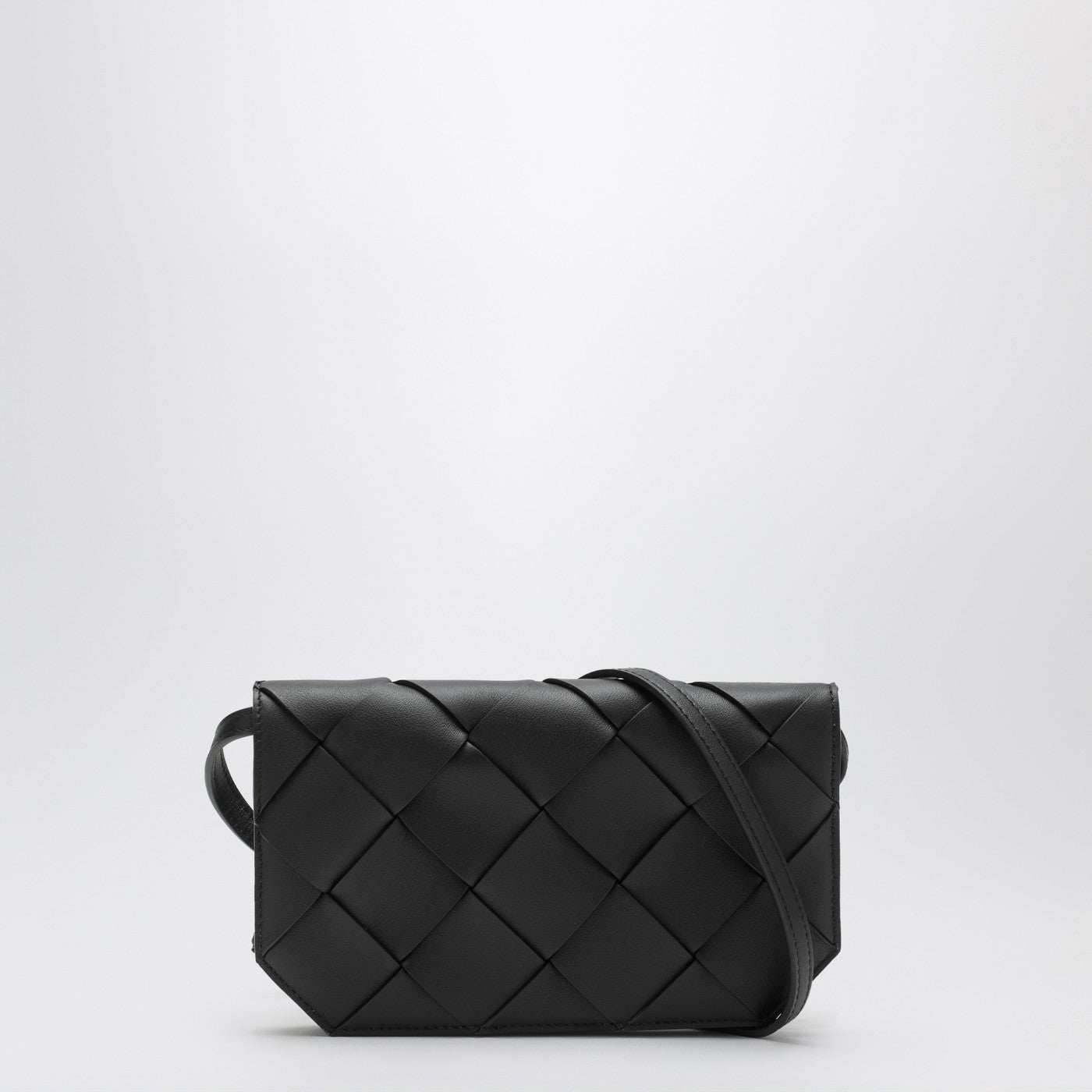 Bottega Veneta Women Black Diago Smartphone Case