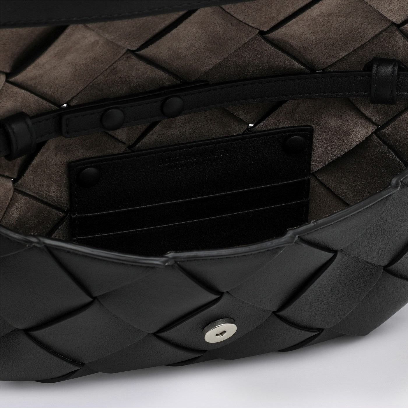 Bottega Veneta Women Black Diago Smartphone Case