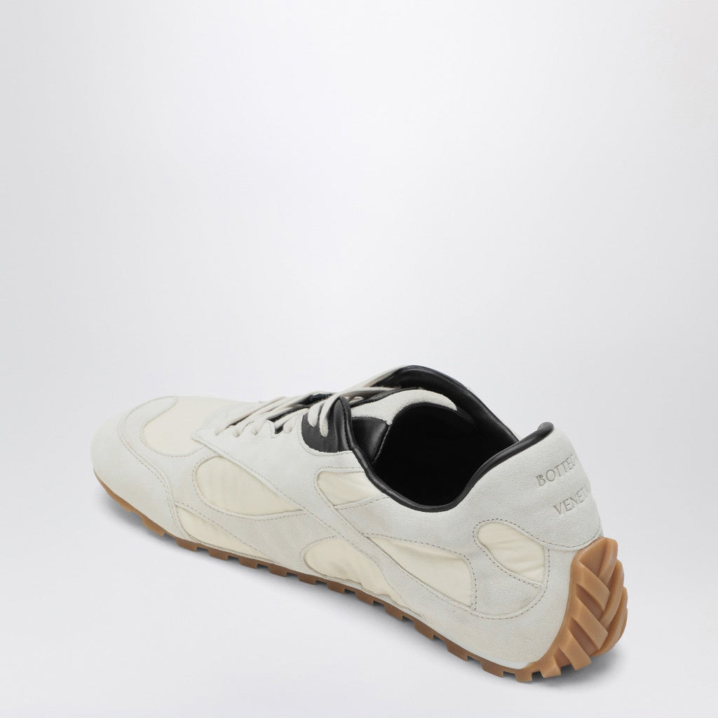 Bottega Veneta Men Orbit Flash Sneaker Sea Salt/Black In Suede