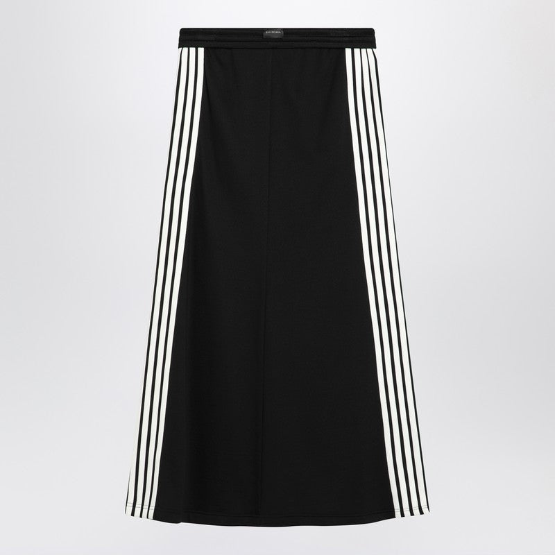 Balenciaga Long Black Skirt Loop Sports Icon Women