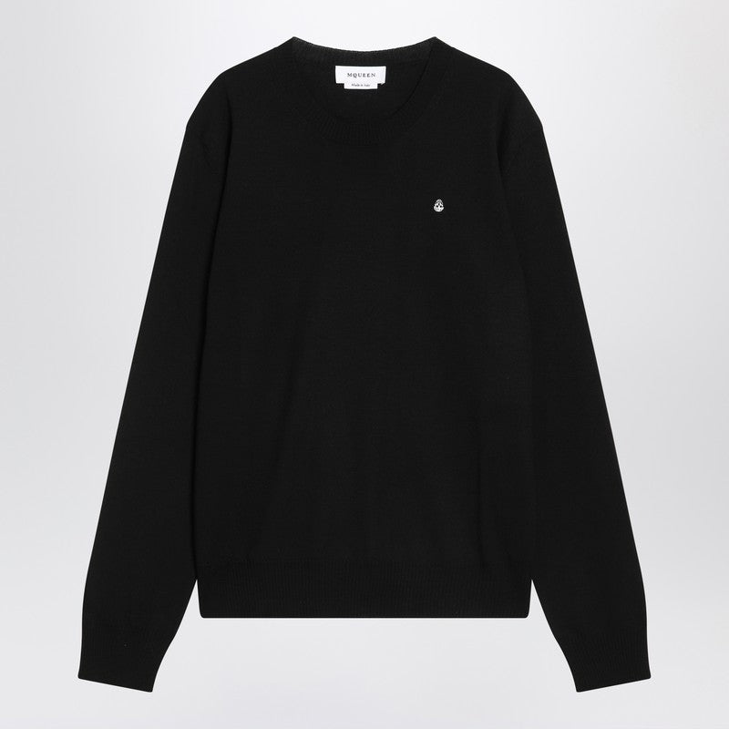 Alexander Mcqueen Sweater Black In Wool Men