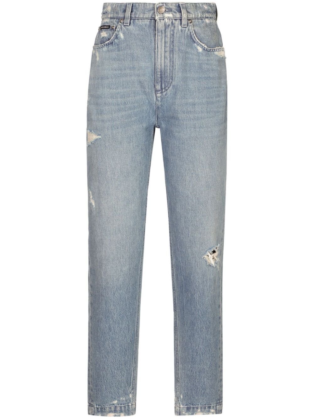 Dolce & Gabbana Women Jeans With A Worn Effect