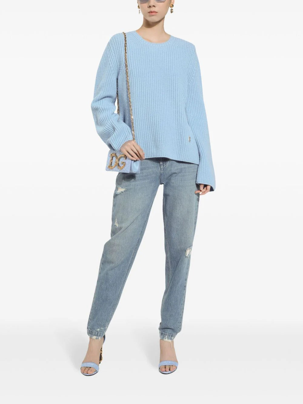 Dolce & Gabbana Women Jeans With A Worn Effect