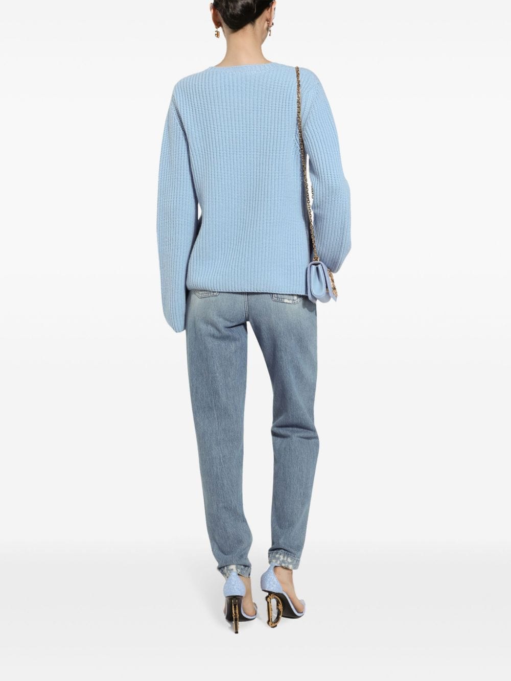 Dolce & Gabbana Women Jeans With A Worn Effect