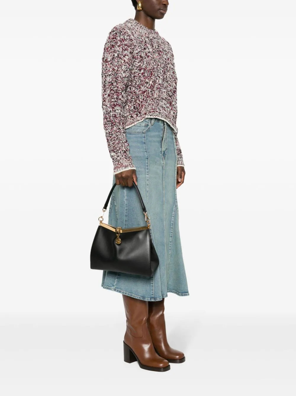 Etro Women Medium Leather Sailing Tote Bag