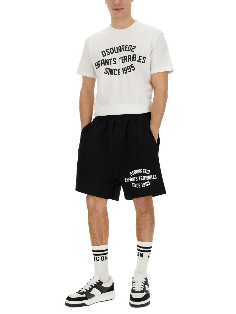 Dsquared Men Logo Print T-Shirt