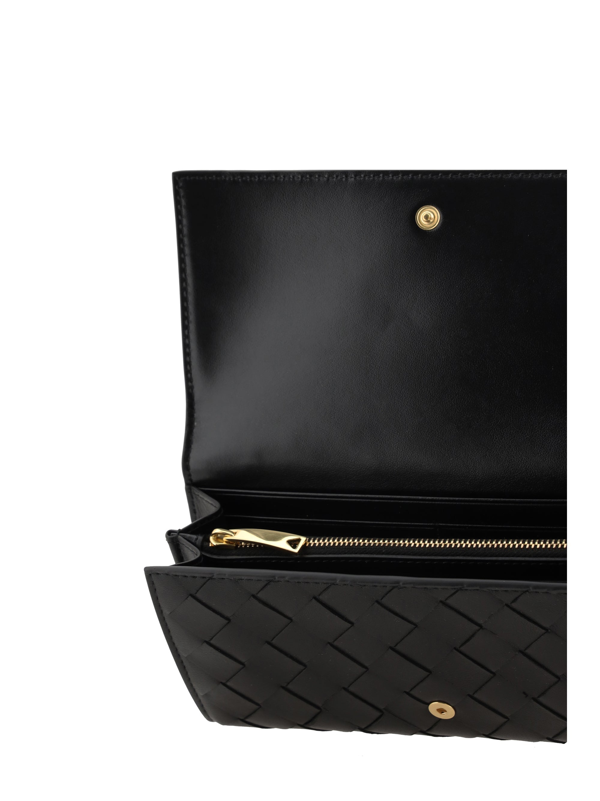 Bottega Veneta Women Leather Wallet Intrecciato