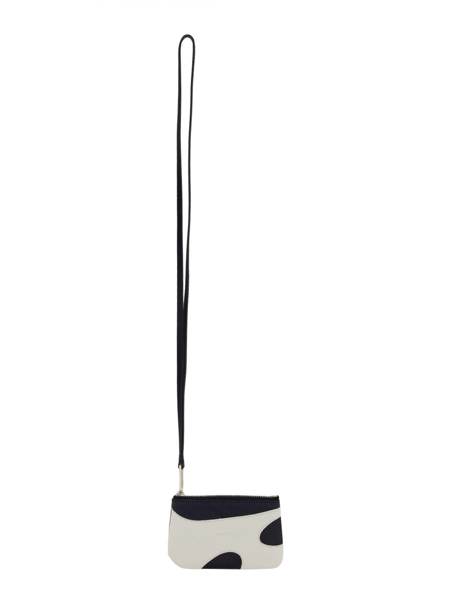 Porta-cartões Ferragamo masculino em couro