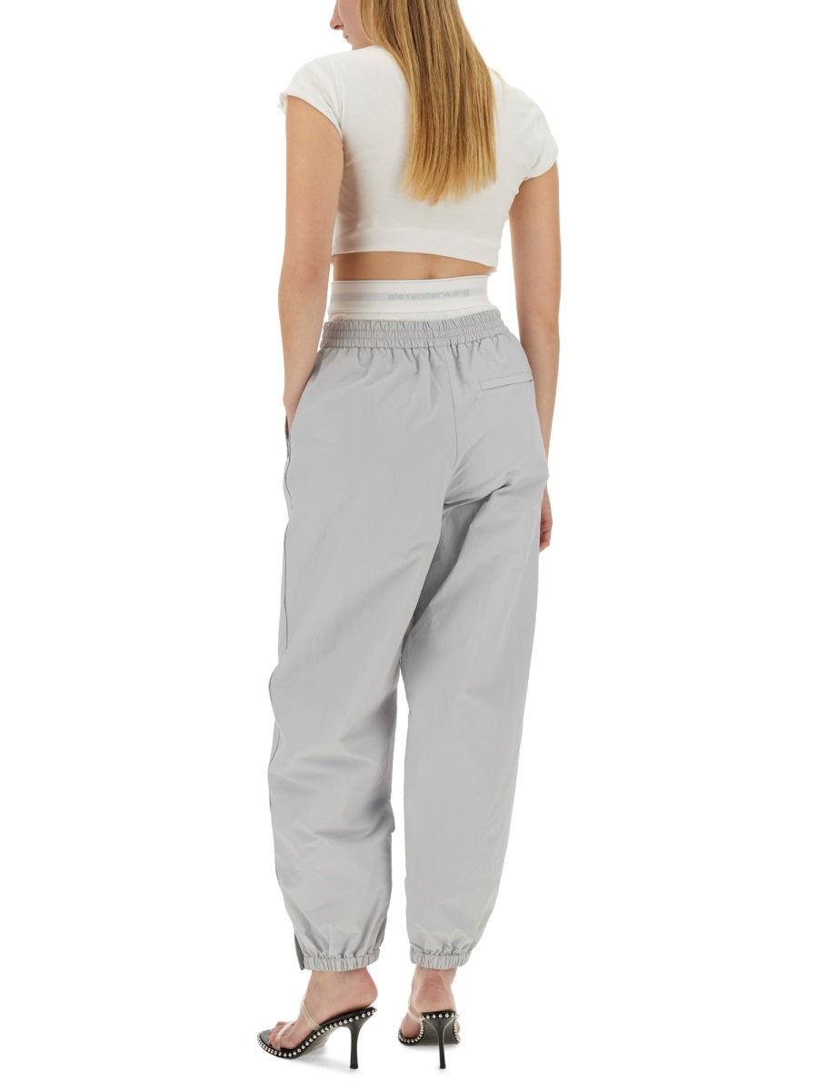 Alexander Wang Women Sports Pants With Integrated Underwear