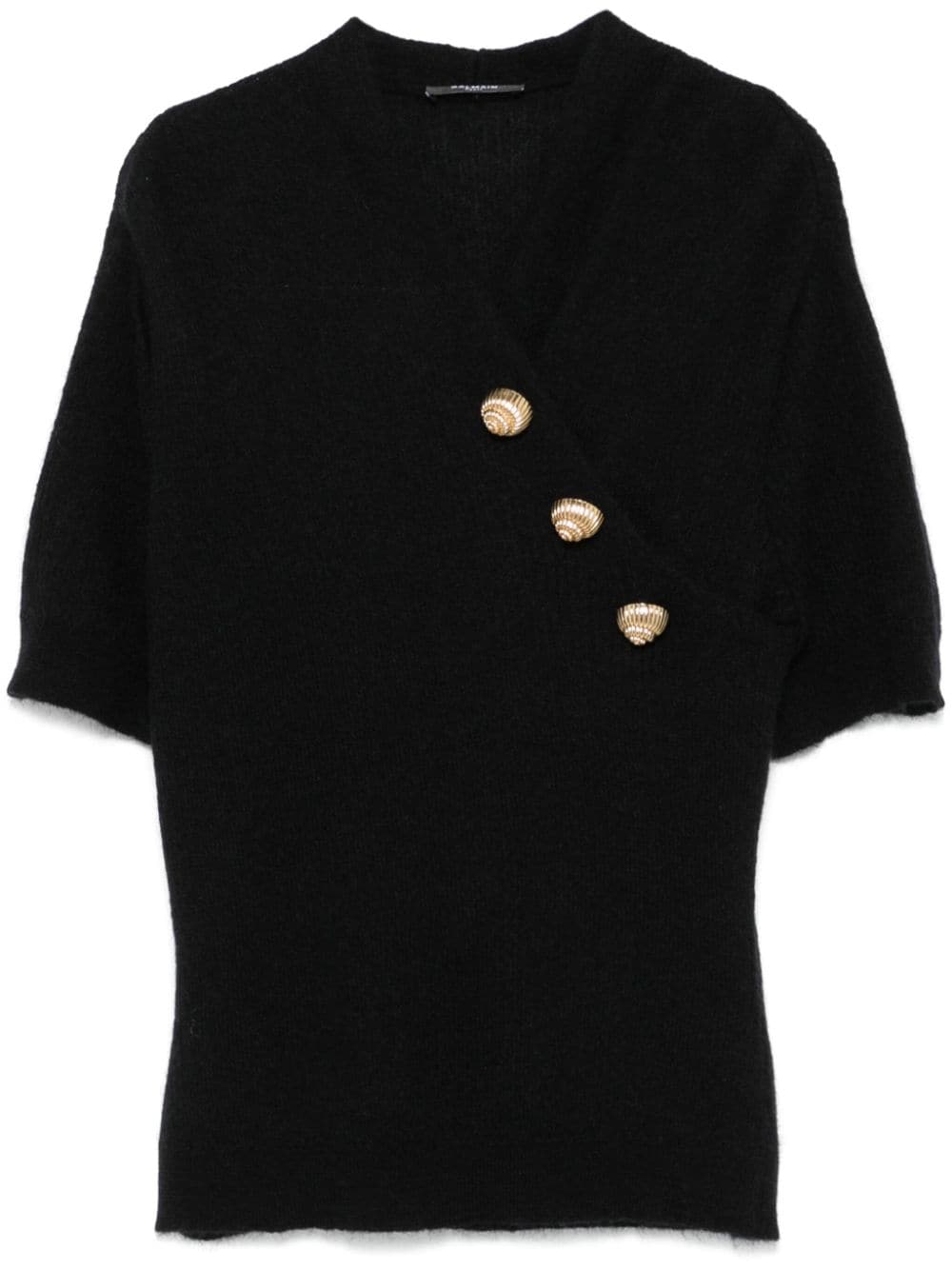 Balmain Women Top With Embossed Buttoning