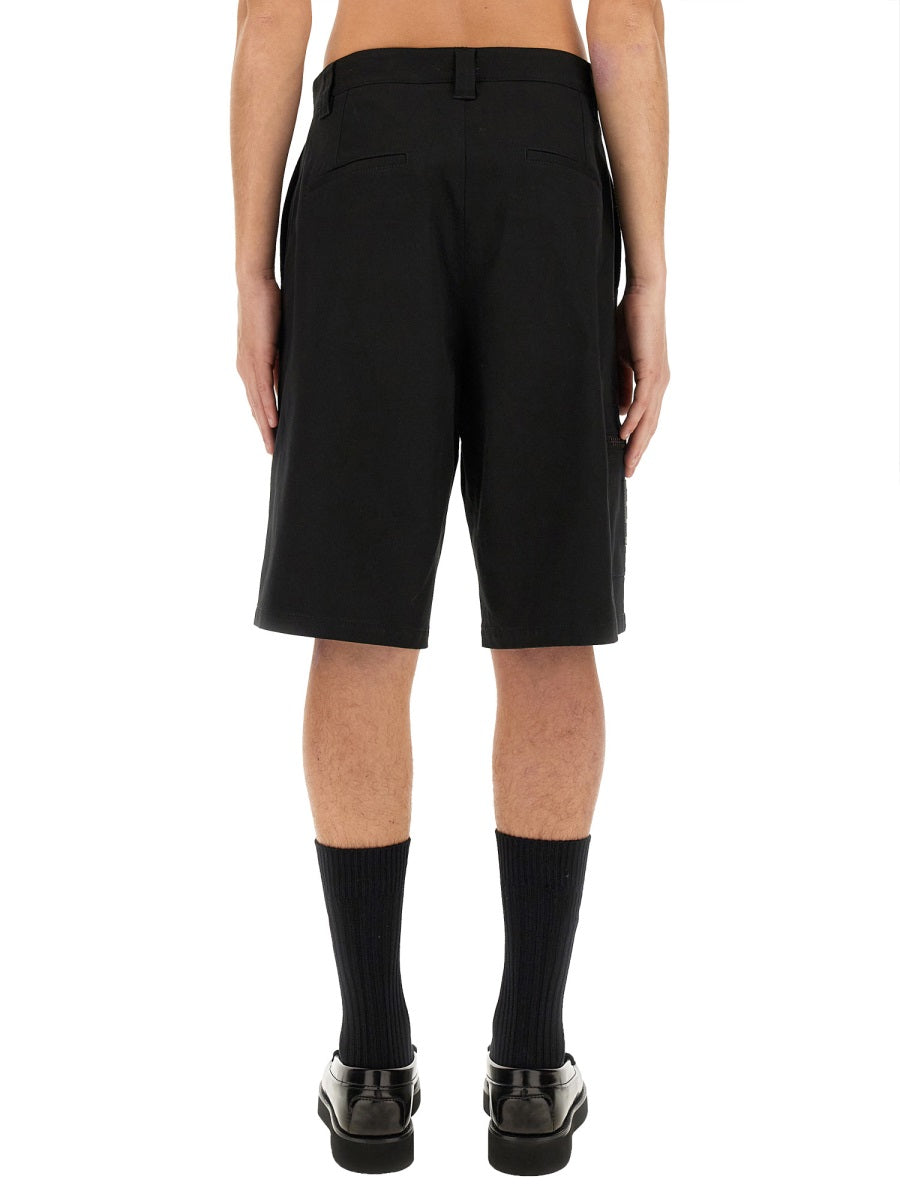 Moschino Men Bermuda With Logo