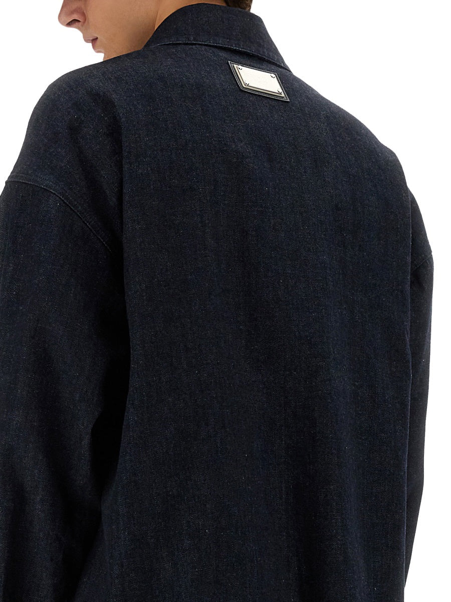Dolce & Gabbana Men Selvedge Denim Blouson