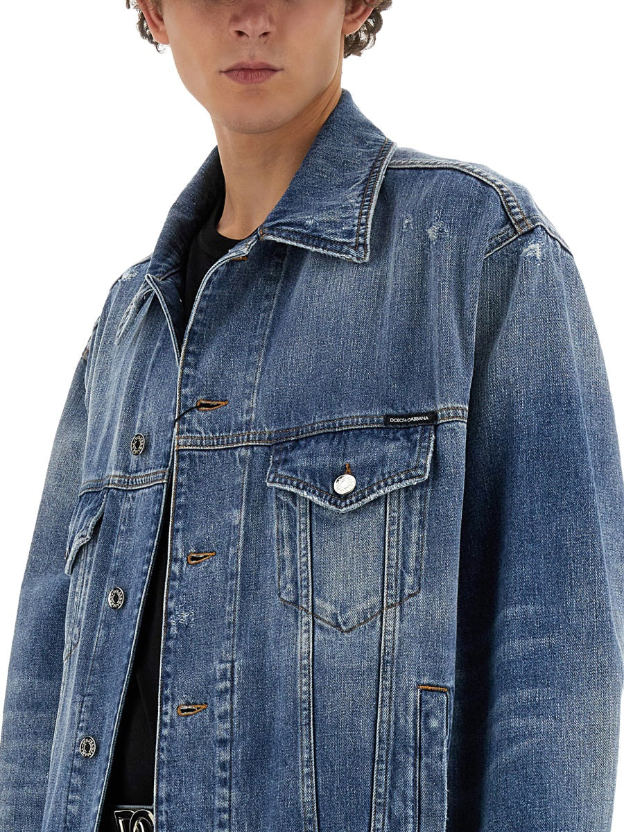 Dolce & Gabbana Men Denim Shirt