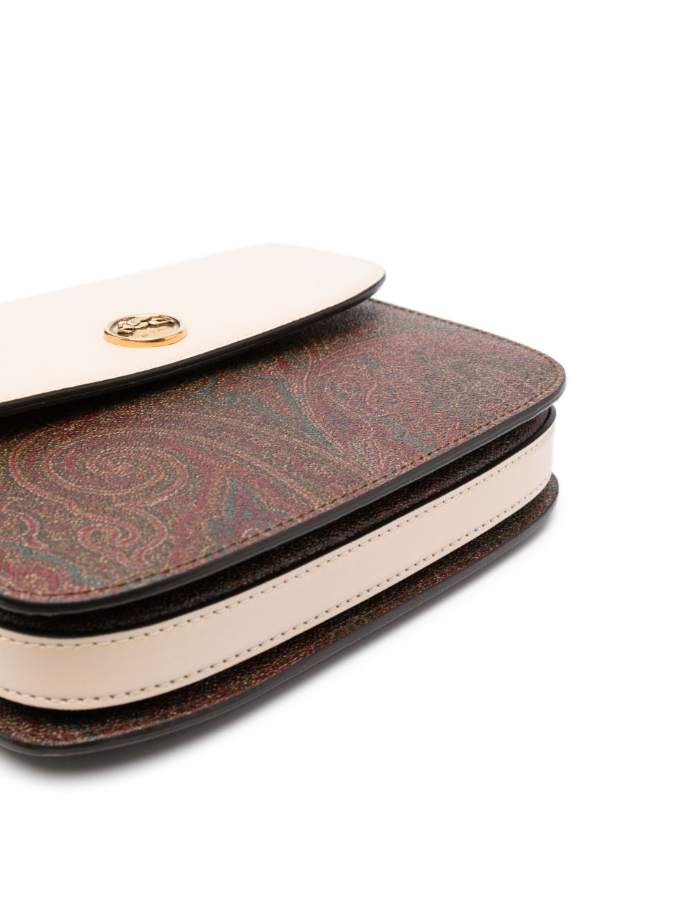 Etro Women Shoulder Bag With Paisley Print Panels