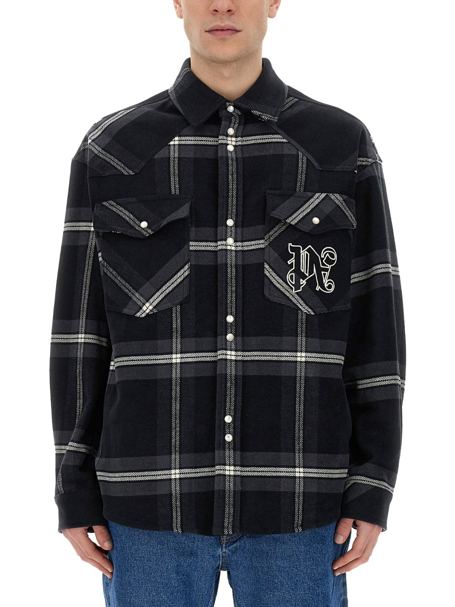 Palm Angels Men Monogram Shirt