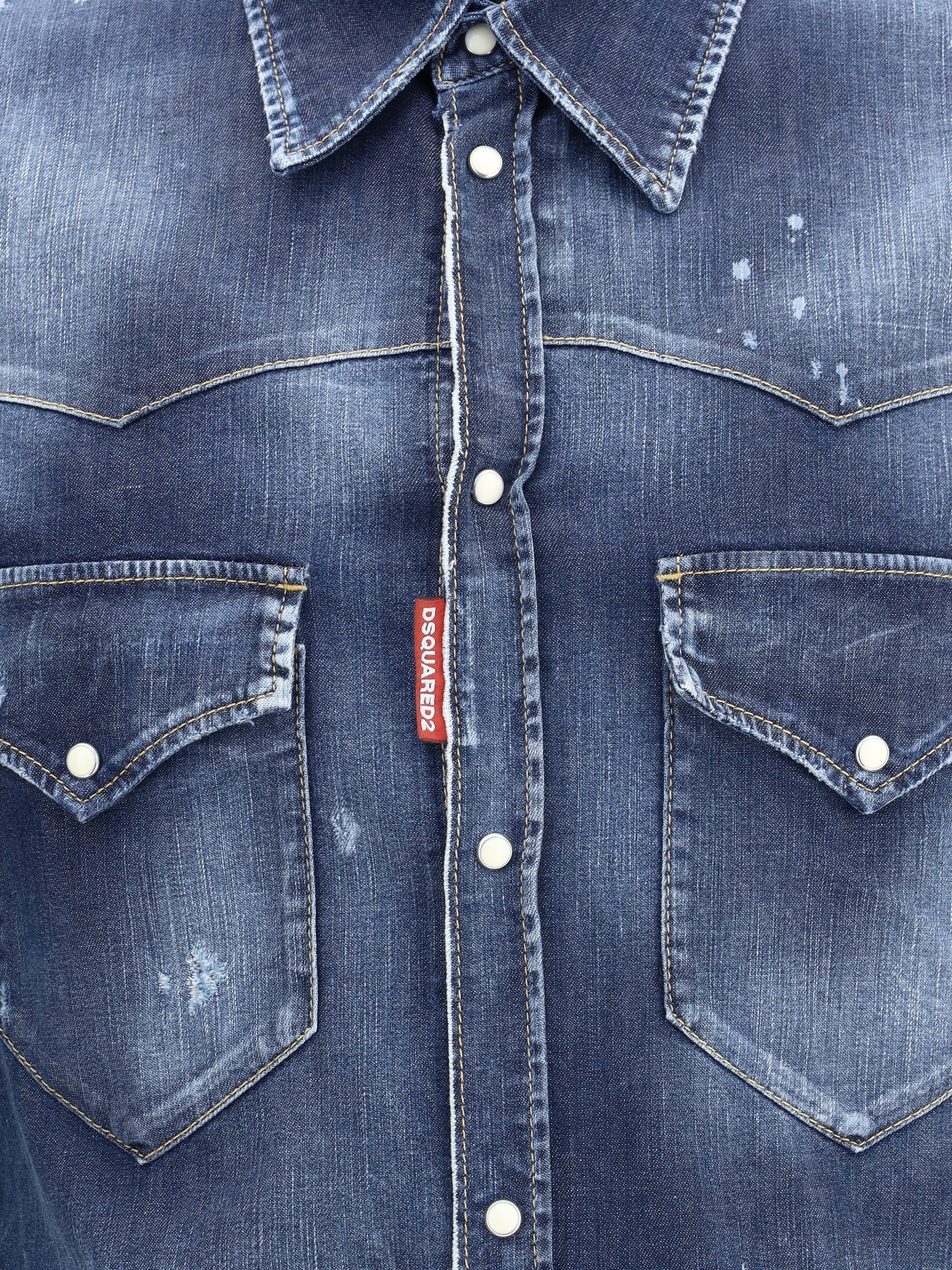 Dsquared2 Men Fashion Western Shirt