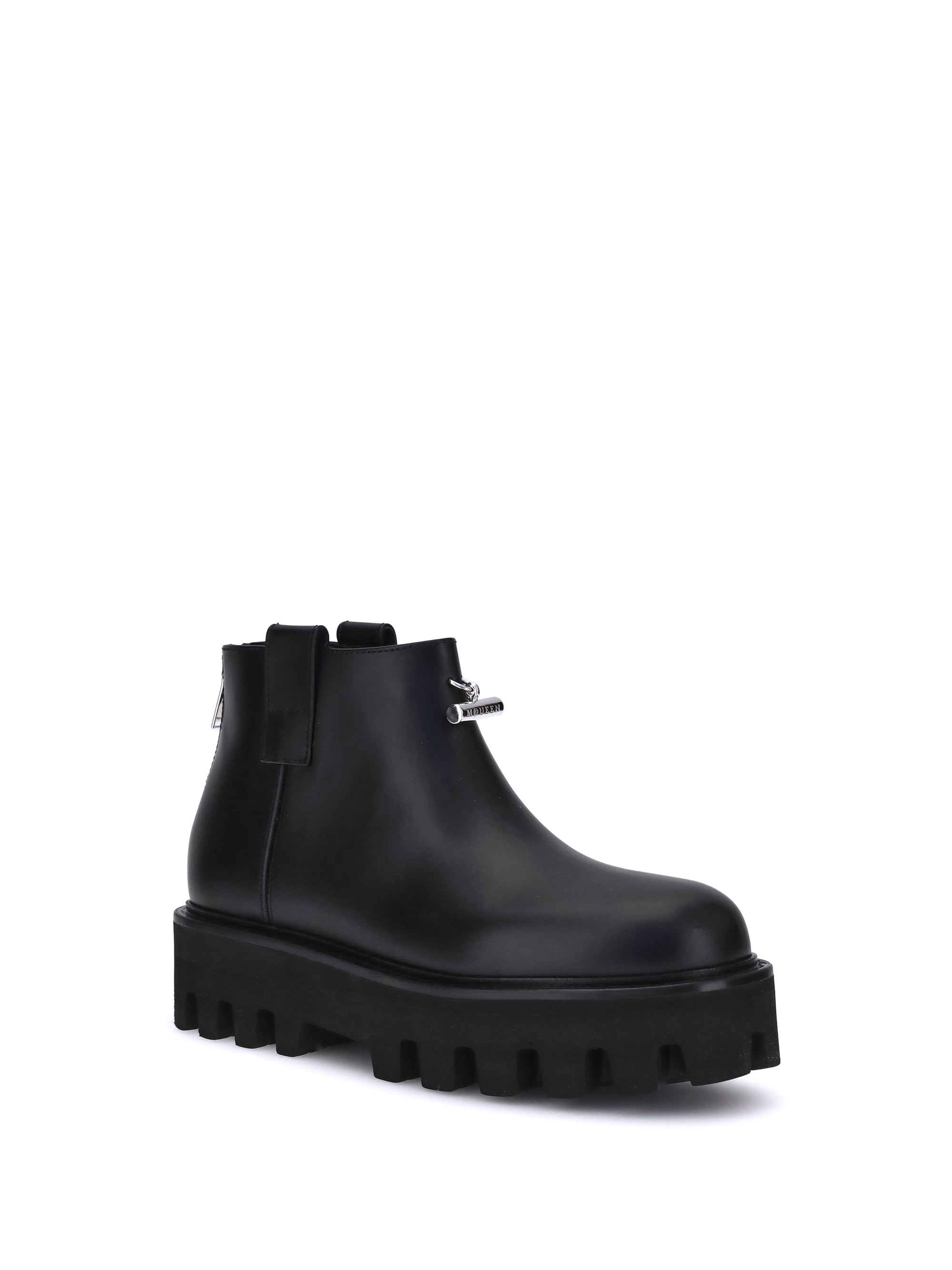 Alexander Mcqueen Women Platform Ankle Boots