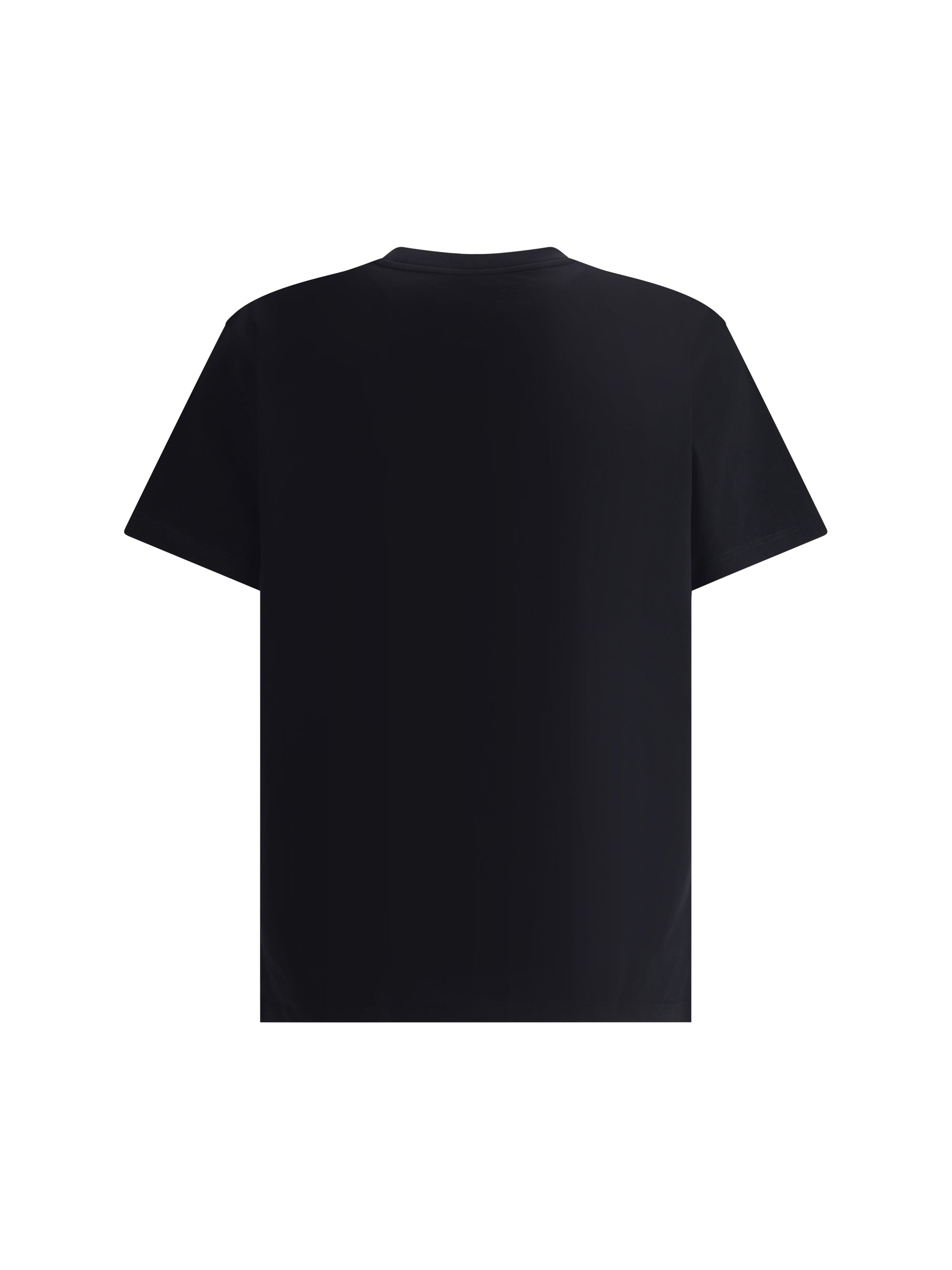 Moschino Men T-Shirt Whit Maxi Print