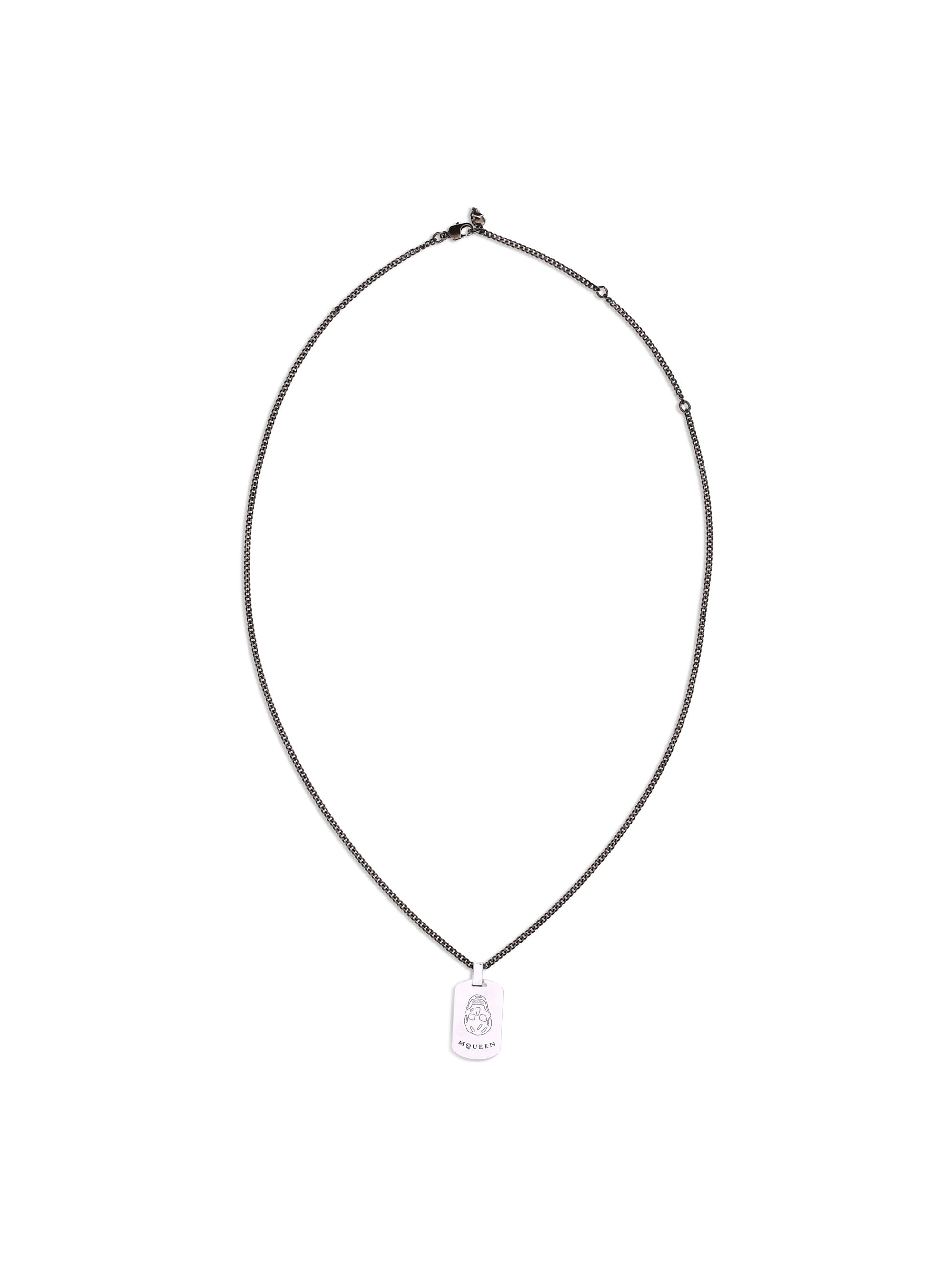 Alexander Mcqueen Men Skull Necklace