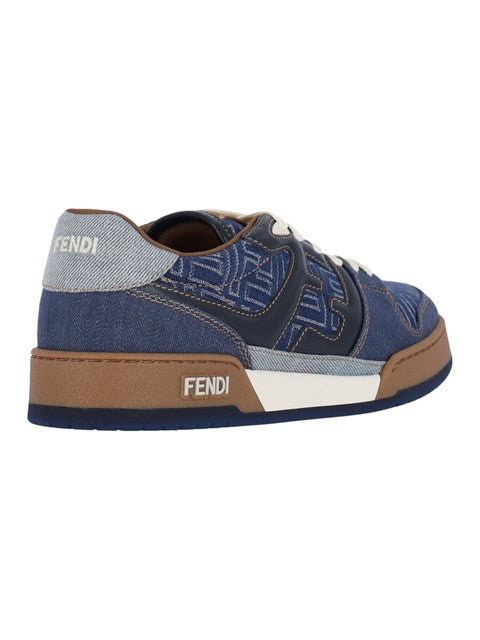 Fendi Men "Match" Low-Top Sneakers
