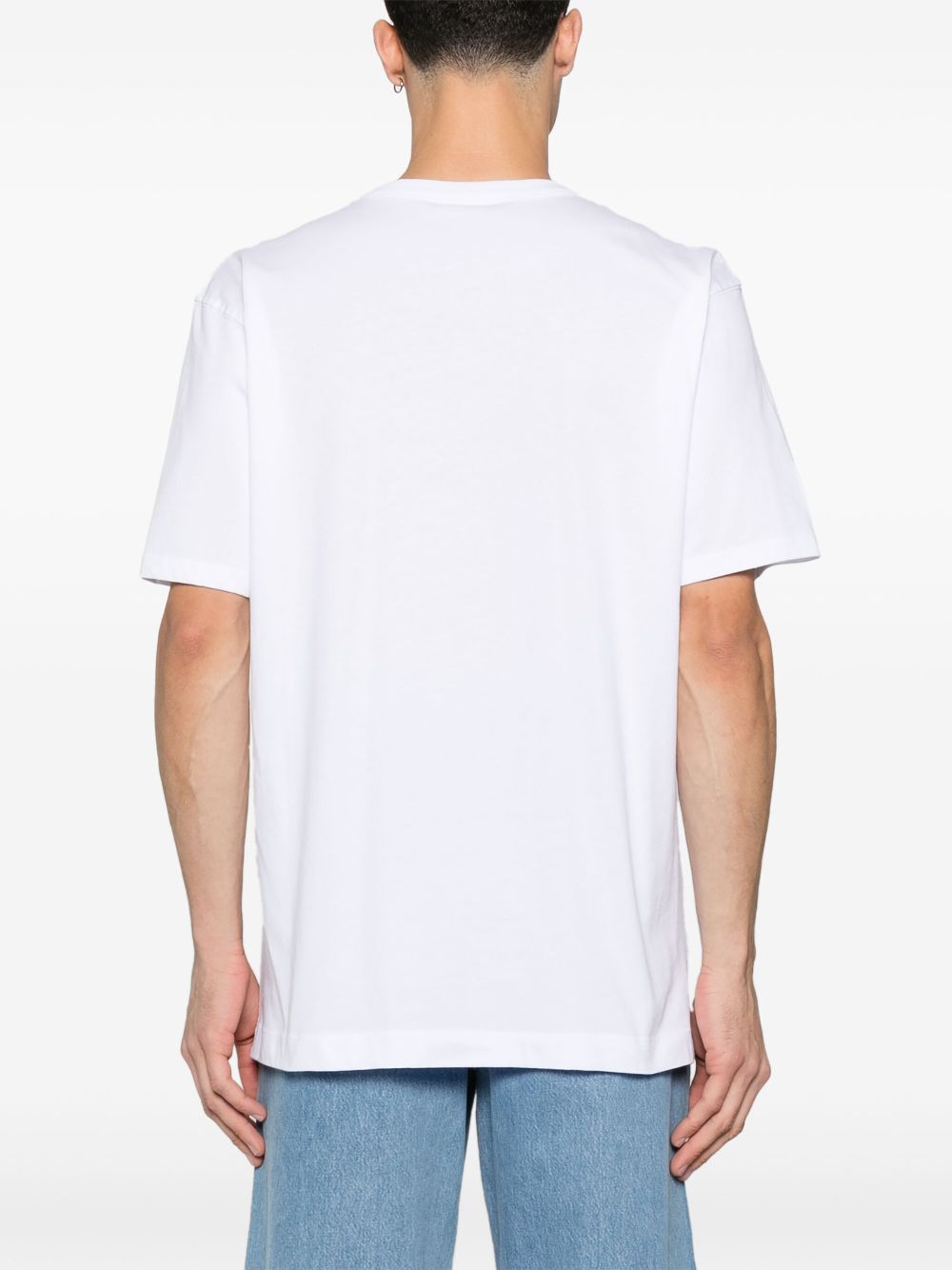 Dries Van Noten Men Heer Pr 1600 M.K.Ss.T-Shirt Whi