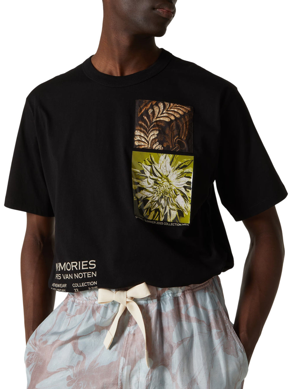 Dries Van Noten Men Cotton Jersey T-Shirt With Print