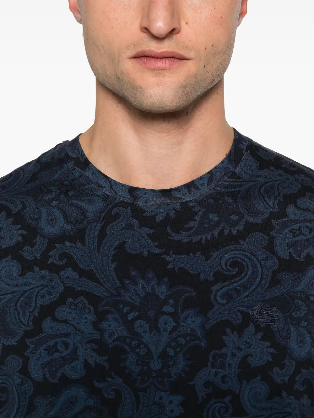Etro Men T-Shirt With Paisley Print