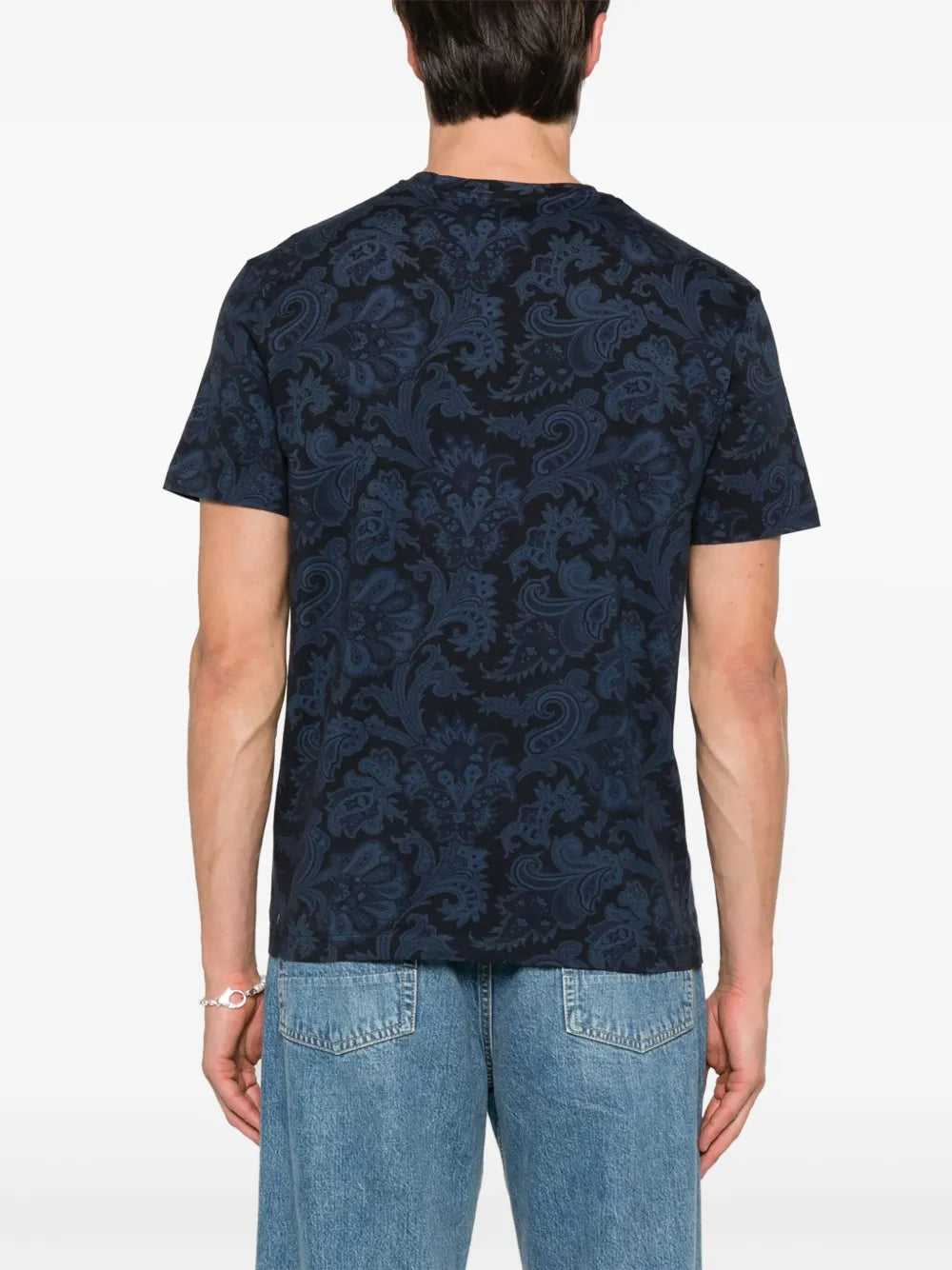 Etro Men T-Shirt With Paisley Print