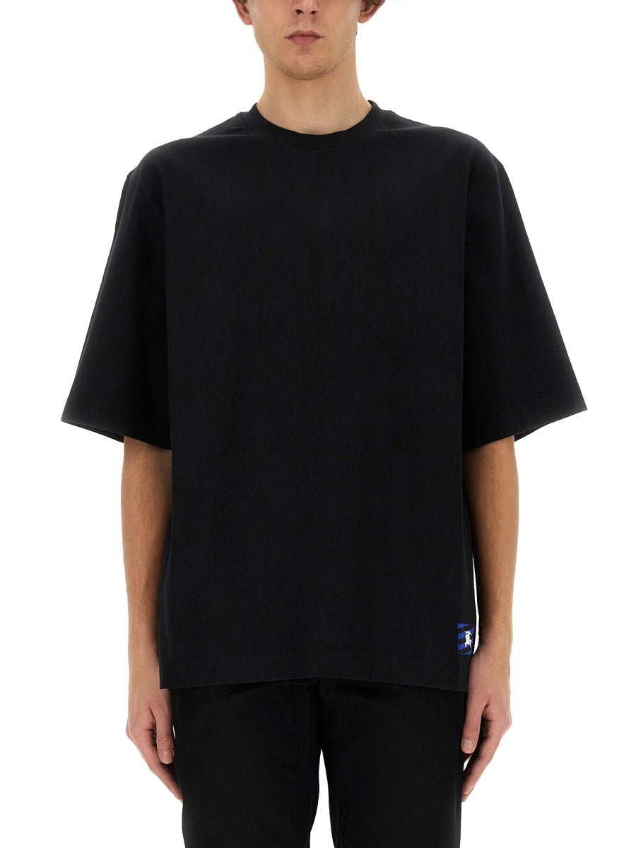 Burberry Men T-Shirt With Ekd Patch