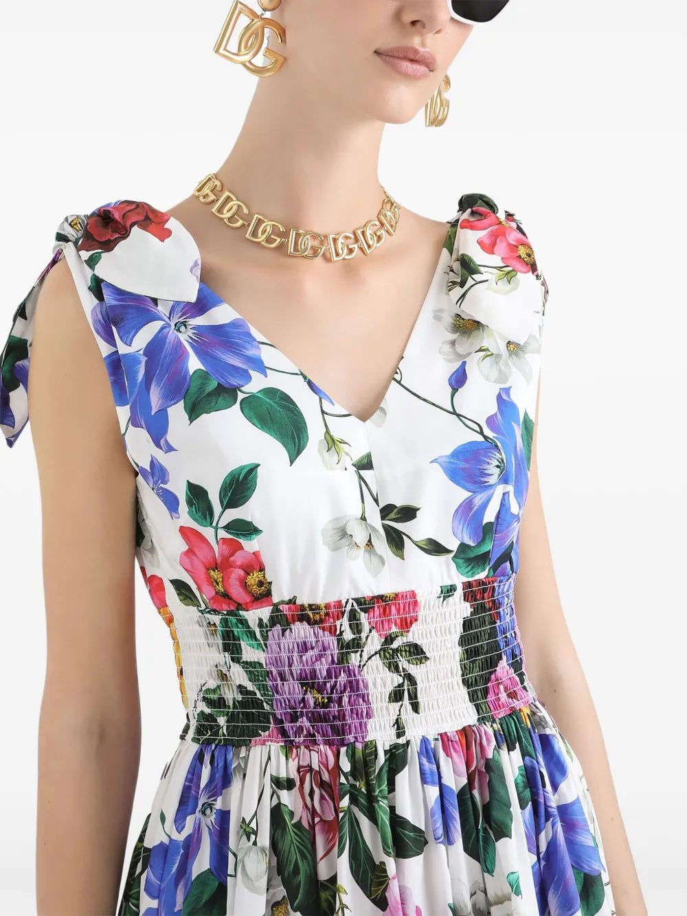 Dolce & Gabbana Women Floral Midi Dress