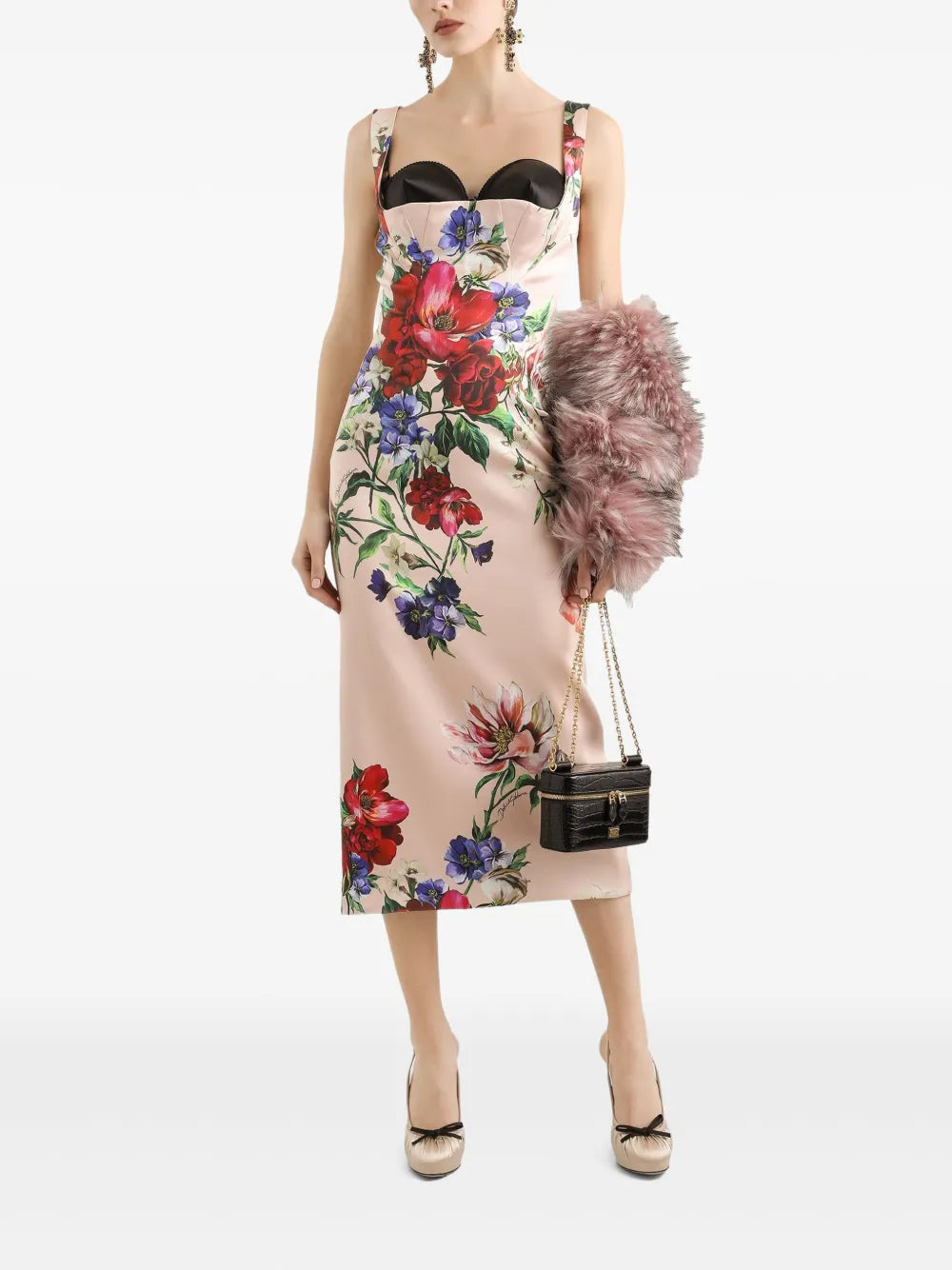 Dolce & Gabbana Women Floral Midi Dress