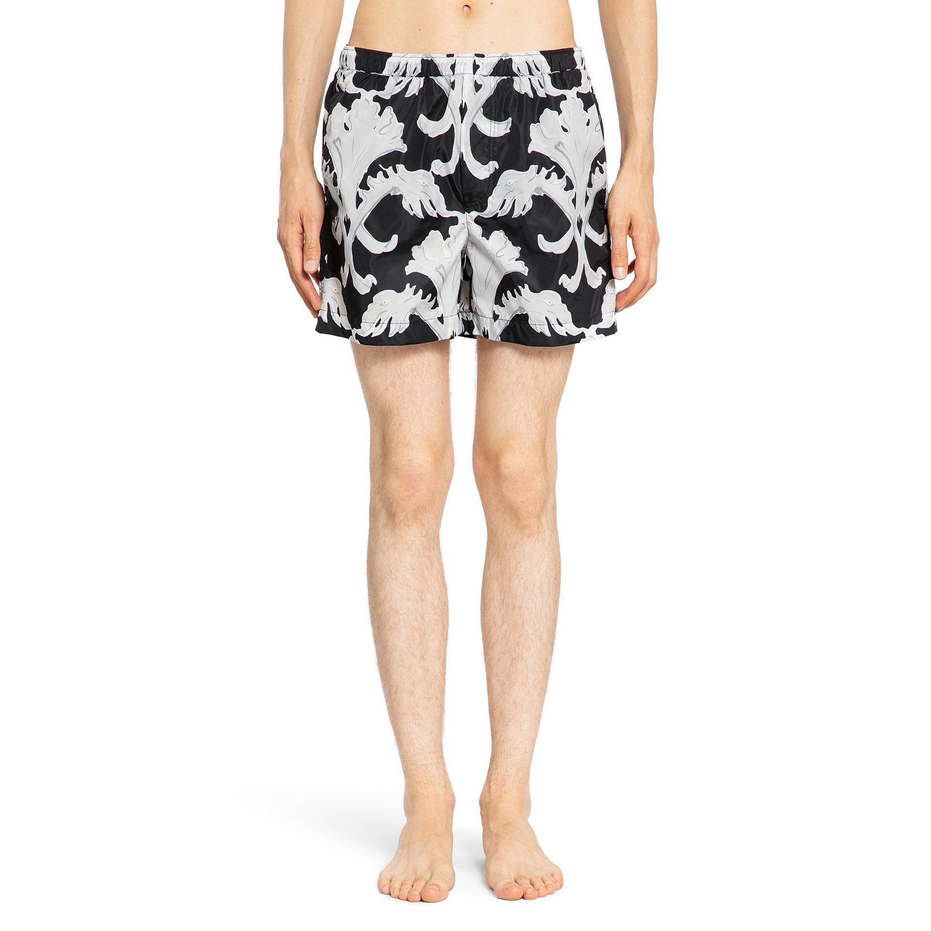 Valentino Metamorphos Wall-Print Swim Shorts Men