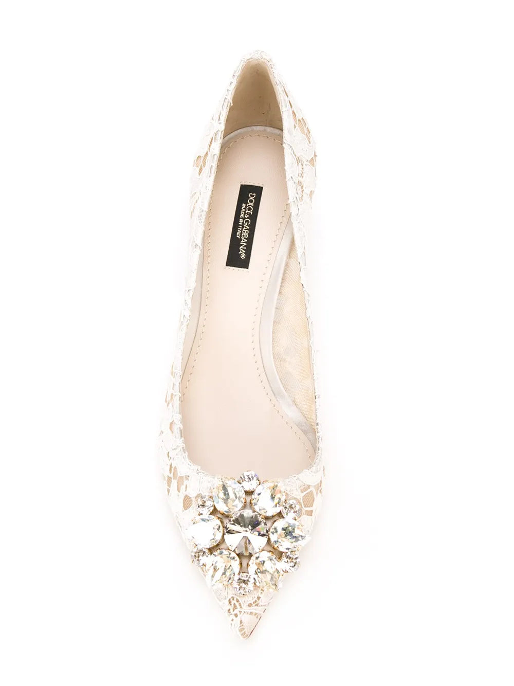Dolce & Gabbana Women Lace Rainbow Pumps With 60Mm Brooch