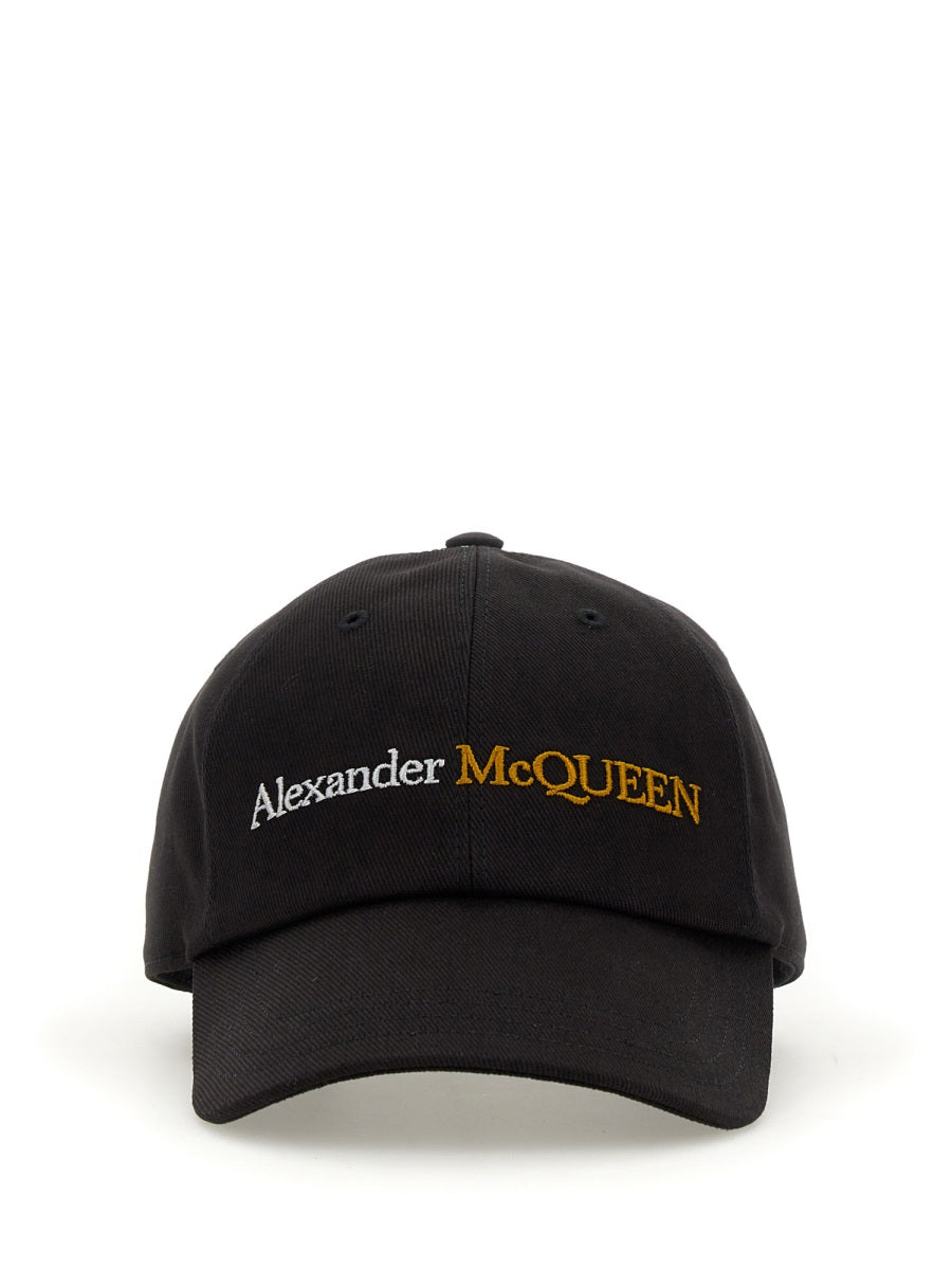 Alexander Mcqueen Men Baseball Hat With Logo