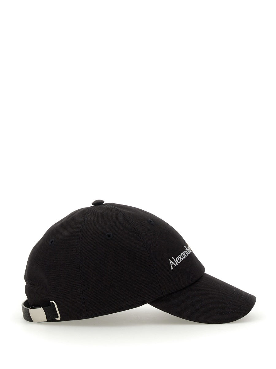 Alexander Mcqueen Men Baseball Hat With Logo