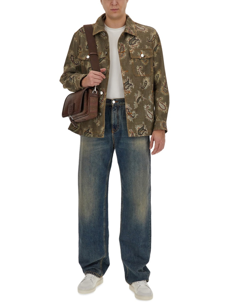 Etro Men Paisley Print Shirt