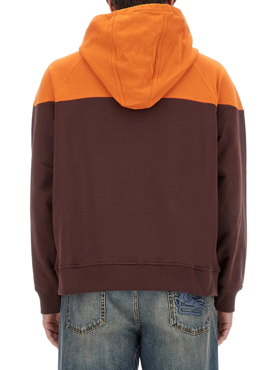 Etro Men Hooded Sweatshirt With Logo