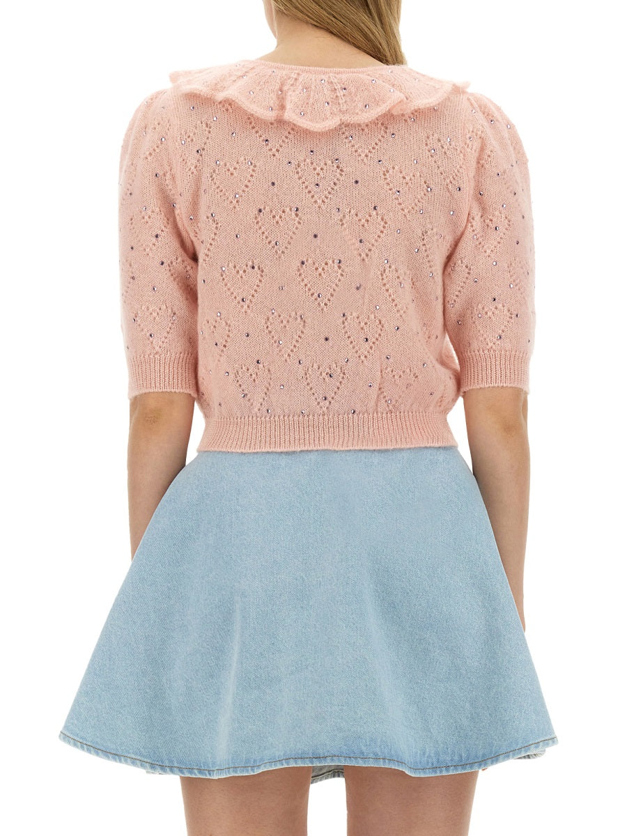 Alessandra Rich Women "Hearts" Jersey