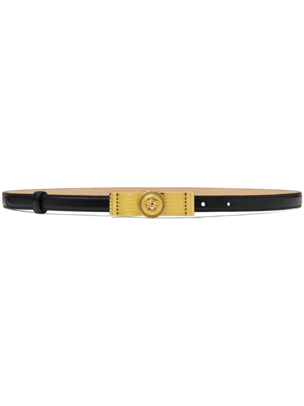 Versace Women Gianni Ribbon Leather Belt